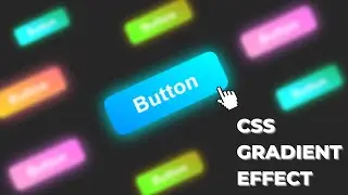 How to make CSS Gradient Button Animation for Beginners using HTML & CSS | CSS Gradient Effect