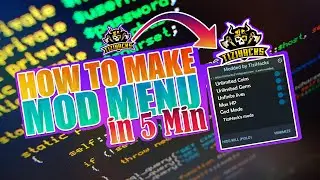 How to Make Mod Menu for any game