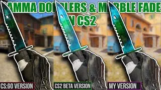 Gamma Dopplers & Marble Fade in CS2 (how they currently look vs. how they could look) ★ CS2 Showcase