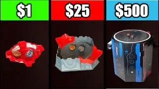 $1 vs $500 Beyblade Stadium!!