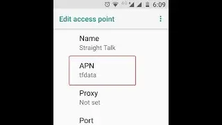 Straight Talk APN Settings for Android