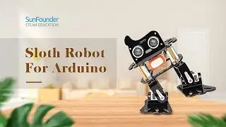 SunFounder Arduino Robotics Kit 4-DOF Dancing Sloth Programmable DIY Robot Kit for Kids and Adults