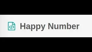 Happy Number | LeetCode