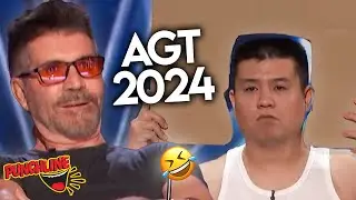 Hilarious Running STUNTS On AGT 2024! Funny Audition!