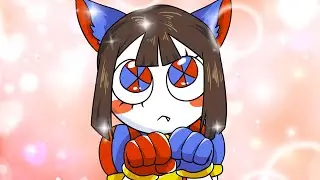 POMNI CAT LOVE STORY 💙❤ | THE AMAZING DIGITAL CIRCUS Animation
