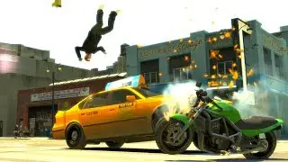 Motorcylce Crashes - GTA 4 (Ragdolls, Fails, Jumps)