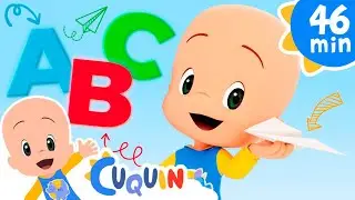 ABC SONG and more songs. Cleo & Cuquin Nursery Rhymes | Songs Collection (45min)