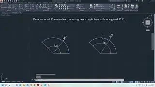 How to draw an Arc (A) in 