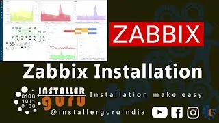 #zabbix server installation in hindi #free network & server monitoring tool.🔥🛢(Hindi)