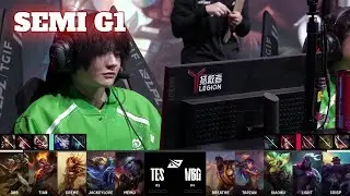 TES vs WBG - Game 1 | Semi Finals S14 LPL Summer Playoffs 2024 | Top Esports vs Weibo Gaming G1 full