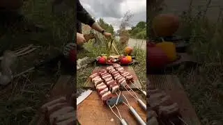ШАШЛЫК ИЗ МЯСА НА ПРИРОДЕ