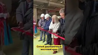 Сотый кран мостовой двухбалочный электрический опорный 💯