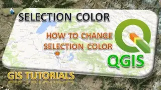 How to change the selection color in QGIS