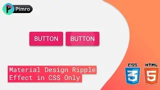 Material Design Button Ripple Effect in CSS Only