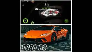 1800 PS Huracan Performante TWIN TURBO | 1/4 Mile in 8.48 Seconds with 287.92 Km/h 😱