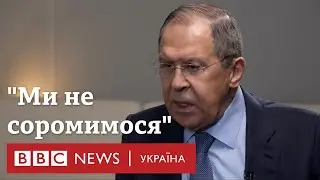 Ми не вторгалися в Україну. Лавров заперечує війну Росії проти України