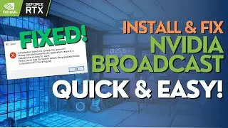 Perfect Your Audio: NVIDIA Broadcast Setup and Configuration (EASY)