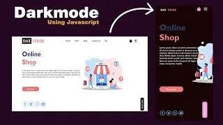 Online Store Website With Darkmode Using HTML, CSS & Javascript