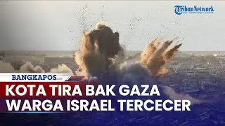 Bangunan Israel Bak Gaza usai Dibom Hizbullah, Kota Tira Porak-poranda & Warga Sekarat Berserakan