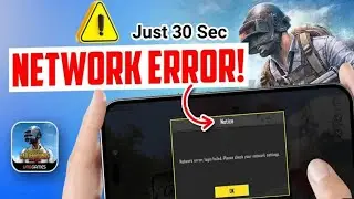 Fix PUBG Network error on Android | PUBG Mobile Login Failed Please check your Network setting 2024