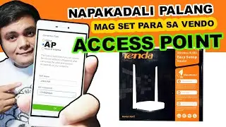 TENDA ROUTER GAWING ACCESS POINT PARA SA PISOWIFI SA SIMPLENG PARAAN - CHECK ANG VIDEO NA ITO 2024