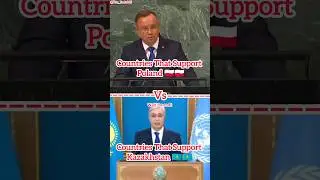 Countries That Supporting Poland Vs Kazakhstan #shorts #youtubeshorts