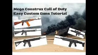 Mega Construx Call of Duty Easy Custom Guns Tutorial