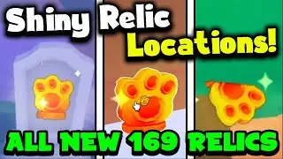 All 169 SHINY RELIC Locations Revealed in Pet Sim 99!
