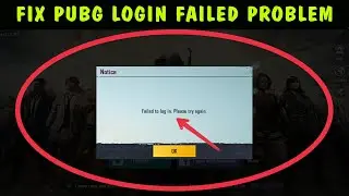 Pubg Mobile Failed to log in Please try again   Pubg Mobile Not Login || How to Login Pubg Mobile