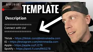 YouTube Description Copy & Paste Outline to Use