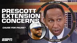 Dak Prescott CAN'T BE TRUSTED⁉ Stephen A. says Jerry Jones' trepidation is JUSTIFIED 👀 | First Take