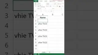 Excel Keyboard Shortcut For Deleting Rows #Shorts