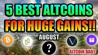 5 BEST Altcoins for HUGE GAINS!!! RIGHT NOW!!!! [Bitcoin/Top Cryptocurrency Strategy]