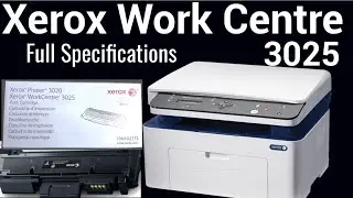 Подробная видеоинструкция 🔸 как заменить картридж в принтере Xerox WorkCentre 3025 /