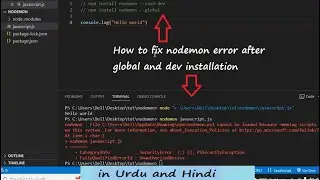 how to fix nodemon error