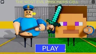 NEW UPDATE! MINECRAFT BARRY HEAD Vs ROBLOX BARRY in BARRY'S PRISON RUN! New Scary Obby #Roblox