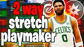 GAME CHANGING NBA 2K22 NEXT GEN 2 WAY STRETCH PLAYMAKER | JAYSON TATUM BUILD 2K22