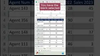 How to Delete Blank Rows in Between Data in One Go  