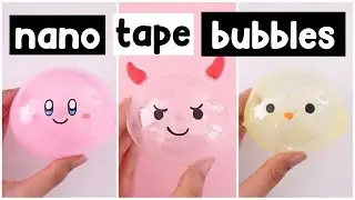 DIY Viral Nano Tape Bubbles - Satisfying POP IT From TikTok!