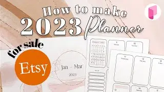 How to make Planner for 2023 - Dated + Cover + For Sale