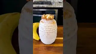 How to make Agua Fresca de Plátano Cremosita Banana Creamy Drink 