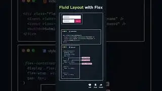 CSS Fluid Layout with Flex #html#css#js#fluid#layout#flex