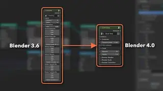 Organize Your Node Groups With Panels in Blender 4.0