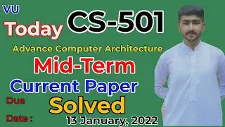 CS501 Today  Paper  Solved Mid-Term 100% Correct |Fall 2022 | CS501 Complete Guide Solution By Usama