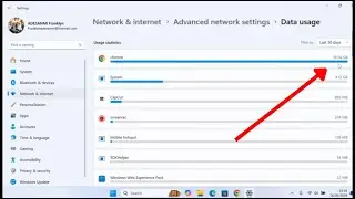 How to See Data Usage on Windows 11