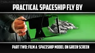 HOW TO FILM A  SPACESHIP MODEL ON GREEN SCREEN