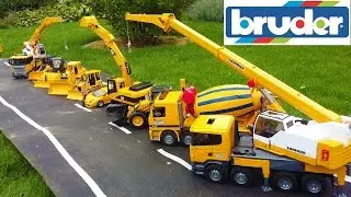 BRUDER RC BEST OF 2016 - trucks, tractors, excavators!