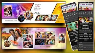 New Wedding PSD for Making Photo Album l 12x36 size Wedding PSD l Auto Album Maker