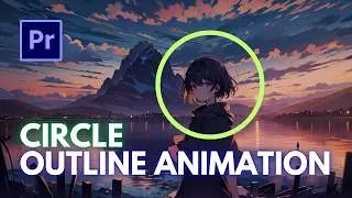 Circle Outline Animation in Premiere Pro || How to do Circle Effect with Clock Wipe