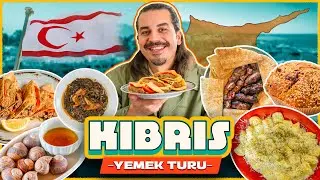 Kıbrıs'ta Ne Yenir Ne İçilir? KKTC Yemek Turu [2024] (Şeftali Kebabı, Molehiya, Pilavuna, Pirohu)